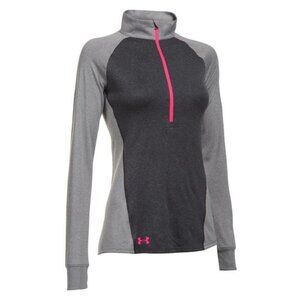 Under Armour Womens Size Large Freedom Tech Tactical Half Zip Pullover $45 2629